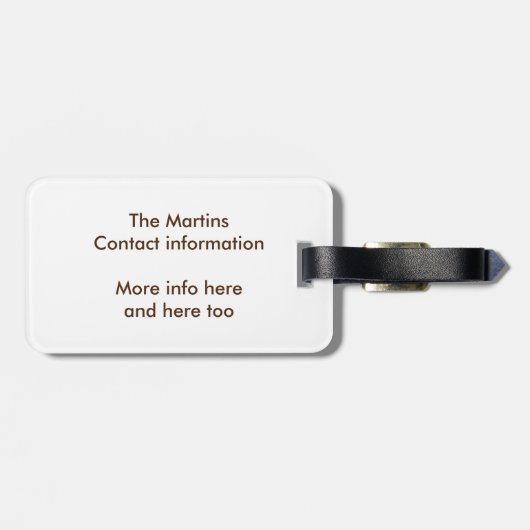 Home Sweet Motor Home Bagagelabel (Achterkant horizontaal)