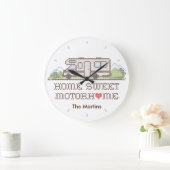 Home Sweet Motor Home-klok Grote Klok (Huis)