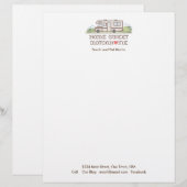 Home Sweet Motor Home Letterhead Briefhoofd Sjabloon (Voorkant / Achterkant)
