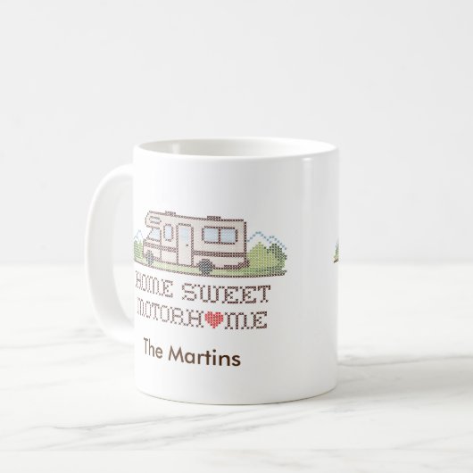 Home Sweet Motor Home Mok (Voorkant links)