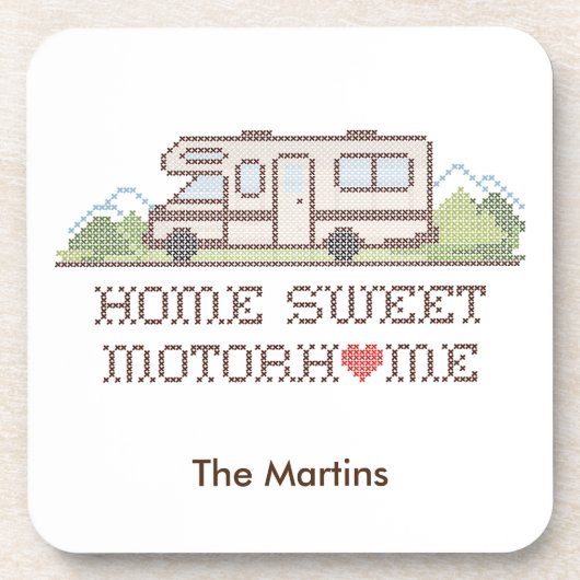 Home Sweet Motor Home-Onderzetters Onderzetter (Voorkant)