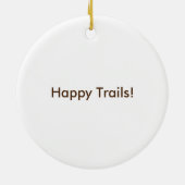 Home Sweet Motor Home Ornament (Achterkant)