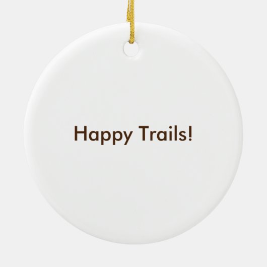 Home Sweet Motor Home Ornament (Achterkant)