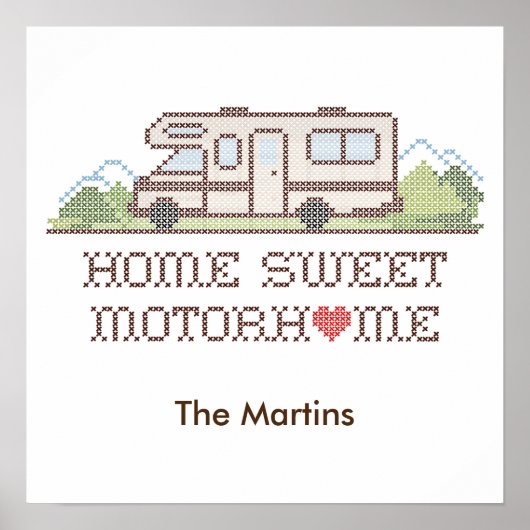 Home Sweet Motor Home Poster (Voorkant)