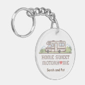 Home Sweet Motor Home Sleutelhanger (Voorkant Links)