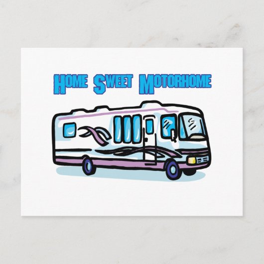 Home Sweet Motorhome Briefkaart (Voorkant)