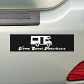 Home Sweet Motorhome Bumpersticker (Op auto)