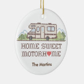 Home Sweet Motorhome Ornament (Rechts)
