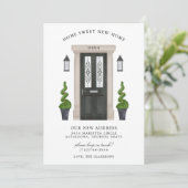 Home Sweet New Home Moving Uitnodiging (Staand voorkant)