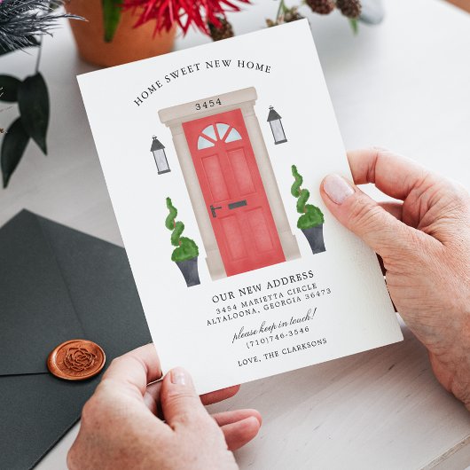 Home Sweet New Home Moving Uitnodiging