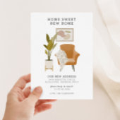 Home Sweet New Home Moving Uitnodiging