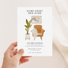 Home Sweet New Home Moving Uitnodiging