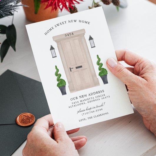 Home Sweet New Home Moving Uitnodiging