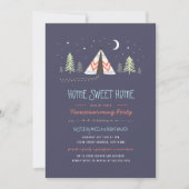 Home Sweet Tipi Housewarming Invite Kaart (Voorkant)