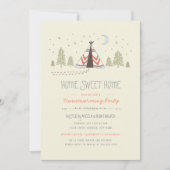 Home Sweet Tipi Housewarming Invite Kaart (Voorkant)