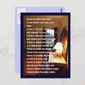 Home Sweetest Home-creditcard Briefkaart (Voorkant / Achterkant)