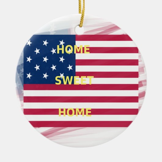 Home Swet Home Keramisch Ornament (Voorkant)