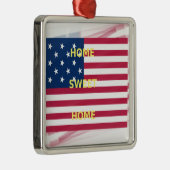Home Swet Home Metalen Ornament (Rechts)