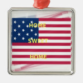Home Swet Home Metalen Ornament (Voorkant)