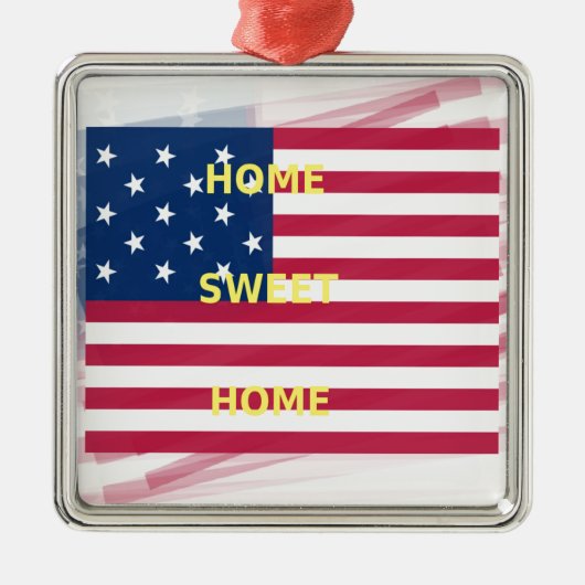 Home Swet Home Metalen Ornament (Voorkant)
