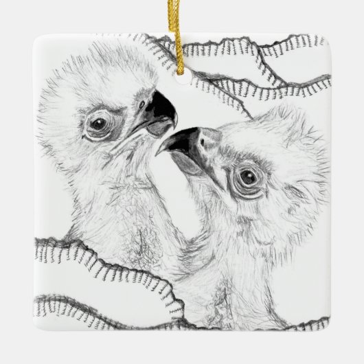 HOME SWFL ELLE NEST VIPS ZEER BELANGRIJKE PATIËNTE KERAMISCH ORNAMENT (Voorkant)