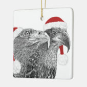 HOME SWFL NEST ELLE EYE SPARKLE SANTA HATS KERAMISCH ORNAMENT (Links)