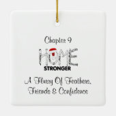 HOME SWFL NEST ELLE EYE SPARKLE SANTA HATS KERAMISCH ORNAMENT (Achterkant)