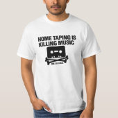 HOME TAPING DOET MUZIEK. T-SHIRT (Voorkant)