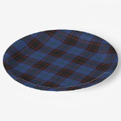 Home Tartan Papieren Bordje (Gekanteld)