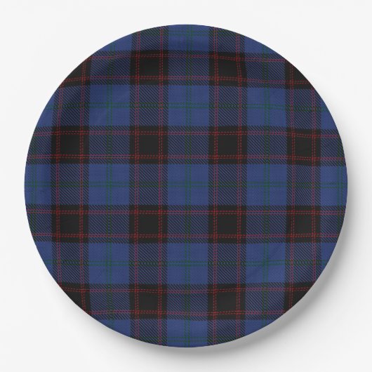 Home Tartan Papieren Bordje (Voorkant)