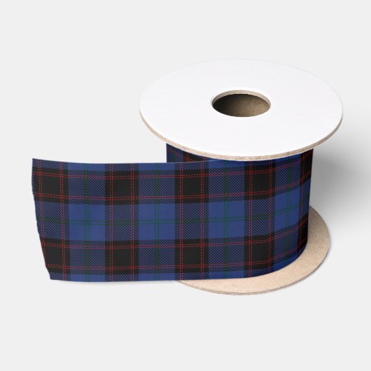 Home Tartan Satijnen Lint (Spoel)
