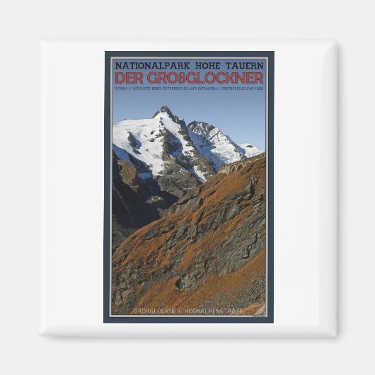 Home Tauern - Großglockner Magneet (Voorkant)