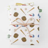 Home Team Openingsdag Honkbal Ouderwets Inpakpapier Vel (In situ)