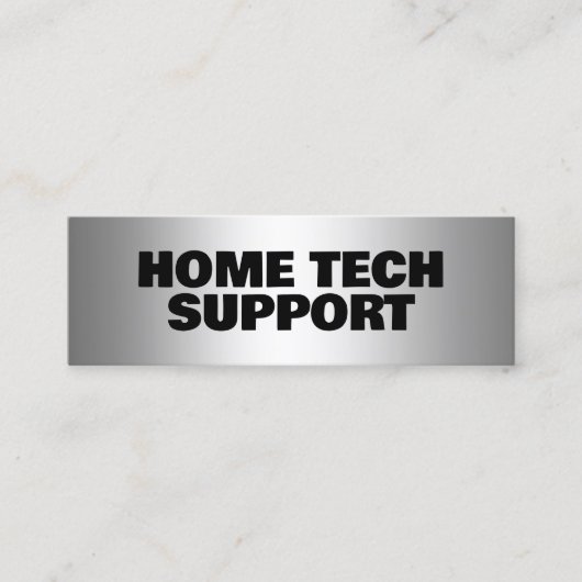 Home Technische ondersteuning Mini Visitekaartje (Voorkant)