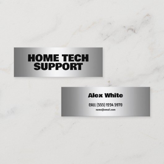 Home Technische ondersteuning Mini Visitekaartje (Voorkant / Achterkant)