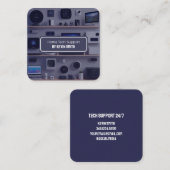 Home Technische ondersteuning Vierkante Visitekaartje (Voorkant / Achterkant)