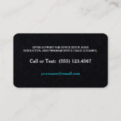 Home Technische ondersteuning Visitekaartje (Achterkant)