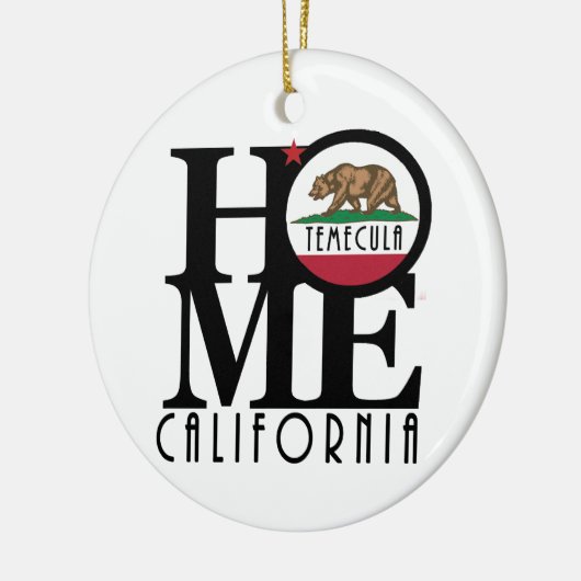 HOME Temecula California Keramisch Ornament (Links)