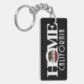 HOME Temecula California Sleutelhanger (Voorkant Links)