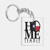 HOME Temple Texas Sleutelhanger (Voorkant Links)