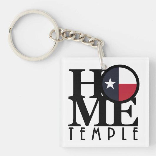 HOME Temple Texas Sleutelhanger (Voorkant)