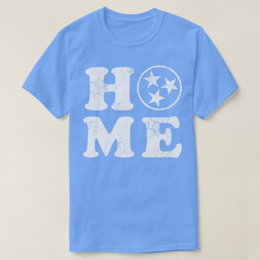 Home Tennessee Flag Oranje T-shirt (Design voorkant)