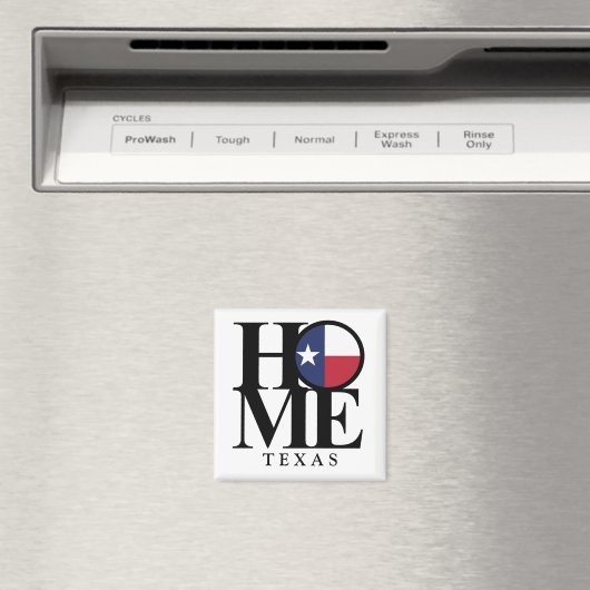 HOME Texas 2x2 Square Magnet (Insitu (Vaatwasser))