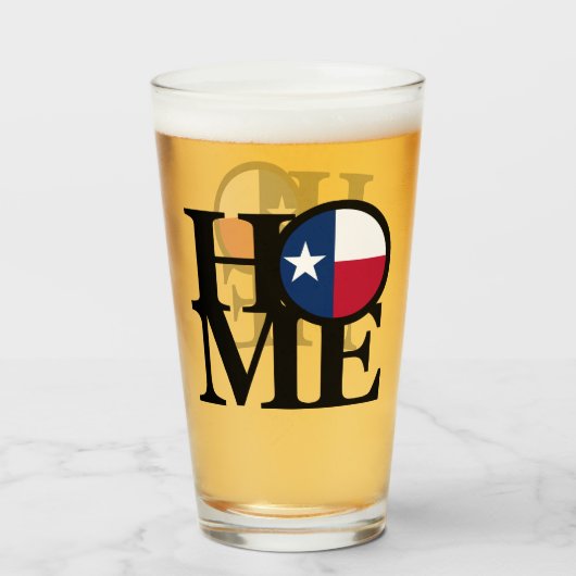 HOME Texas Glas (Voorkant gevuld)