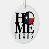 HOME Texas Keramisch Ornament (Rechts)