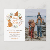 Home Thanksgiving Foto's verplaatsen Aankondigingskaart (Voorkant)
