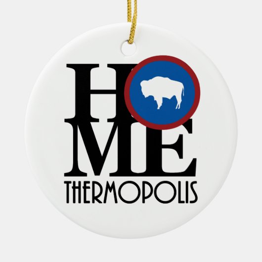 HOME Thermopolis Keramisch Ornament (Voorkant)