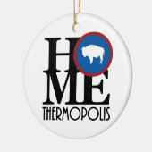 HOME Thermopolis Keramisch Ornament (Links)