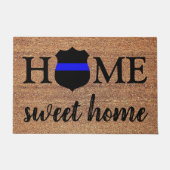 Home Thin Thin Blue Line Police Deurmat (Voorkant)
