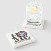 HOME Thompson's Station Stenen Onderzetter (Zijkant)